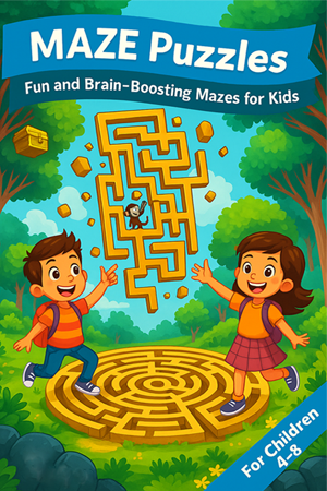 Maze Puzzles: Fun and Brain Boosting Mazes for Kids